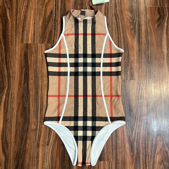 Burberry Vintage Check Swimsuit - Picture 4 of 16